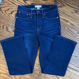 Madewell Indigo Denim Pants sz 25 Cali Demi-Boot Gorgeous! Like new!